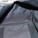 FENDI Pecan Canvas Boston Bag PVC 2way Black Brown Auth 141408-23