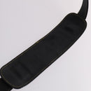 FENDI Pecan Canvas Boston Bag PVC 2way Black Brown Auth 141408-8