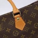 LOUIS VUITTON Monogram Sac Plat Hand Bag M51140 LV Auth 141412-17