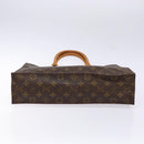 LOUIS VUITTON Monogram Sac Plat Hand Bag M51140 LV Auth 141412-5