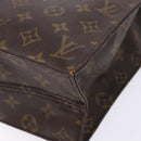 LOUIS VUITTON Monogram Sac Plat Hand Bag M51140 LV Auth 141413-9