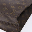 LOUIS VUITTON Monogram Sac Plat Hand Bag M51140 LV Auth 141413-15