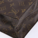 LOUIS VUITTON Monogram Sac Plat Hand Bag M51140 LV Auth 141413-16
