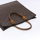 LOUIS VUITTON Monogram Sac Plat Hand Bag M51140 LV Auth 141413-6