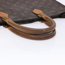 LOUIS VUITTON Monogram Sac Plat Hand Bag M51140 LV Auth 141413-7