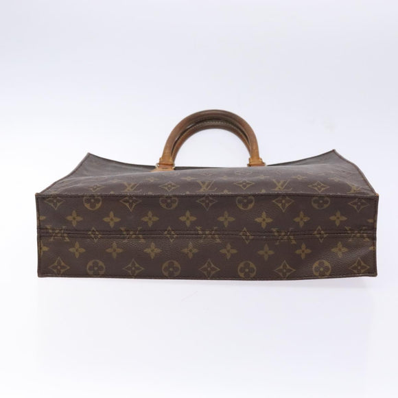 LOUIS VUITTON Monogram Sac Plat Hand Bag M51140 LV Auth 141413