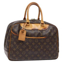LOUIS VUITTON Monogram Deauville Hand Bag M47270 LV Auth 141415-1