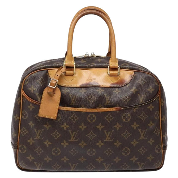 LOUIS VUITTON Monogram Deauville Hand Bag M47270 LV Auth 141415