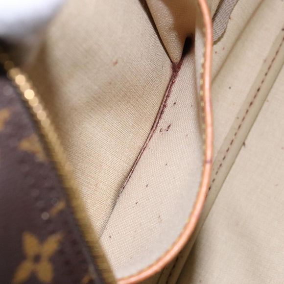 LOUIS VUITTON Monogram Deauville Hand Bag M47270 LV Auth 141415