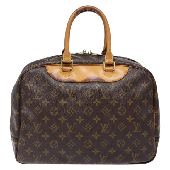 LOUIS VUITTON Monogram Deauville Hand Bag M47270 LV Auth 141415