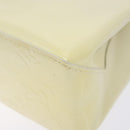 LOUIS VUITTON Monogram Vernis Reade PM Hand Bag Perle M91336 LV Auth 141416-9