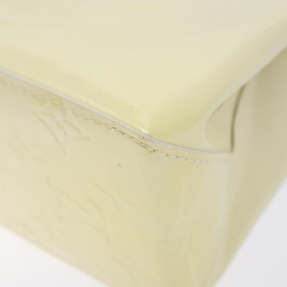 LOUIS VUITTON Monogram Vernis Reade PM Hand Bag Perle M91336 LV Auth 141416