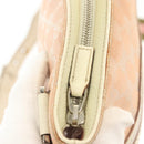 GUCCI GG Canvas Sherry Line Shoulder Bag Pink Silver khaki 145809 Auth 141421-16