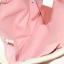 GUCCI GG Canvas Sherry Line Shoulder Bag Pink Silver khaki 145809 Auth 141421-19