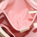 GUCCI GG Canvas Sherry Line Shoulder Bag Pink Silver khaki 145809 Auth 141421-22