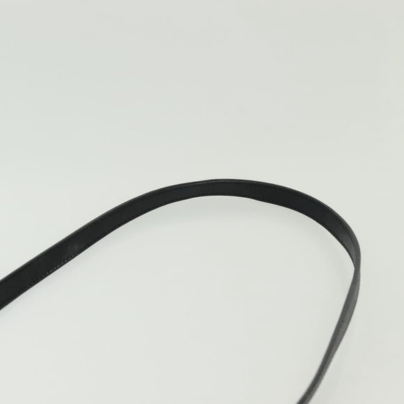 Salvatore Ferragamo Gancini Hand Bag Leather 2way Navy Gold Auth 141427