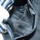 Salvatore Ferragamo Gancini Hand Bag Leather 2way Navy Gold Auth 141427-22