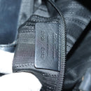 Salvatore Ferragamo Gancini Hand Bag Leather 2way Navy Gold Auth 141427-23