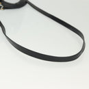 Salvatore Ferragamo Gancini Hand Bag Leather 2way Navy Gold Auth 141427-9