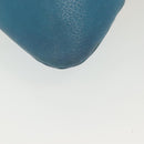 PRADA Shoulder Bag Canvas Beige Silver Auth 141428-9