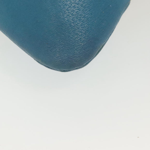 PRADA Shoulder Bag Canvas Beige Silver Auth 141428