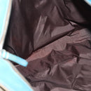 PRADA Shoulder Bag Canvas Beige Silver Auth 141428-11