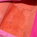 CELINE Horizontalkava Tote Bag Leather Pink Gold Auth 141430-16