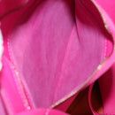 CELINE Horizontalkava Tote Bag Leather Pink Gold Auth 141430-19