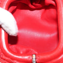 BOTTEGA VENETA INTRECCIATO Shoulder Bag Leather Red Auth 141432-10