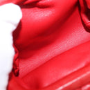 BOTTEGA VENETA INTRECCIATO Shoulder Bag Leather Red Auth 141432-12