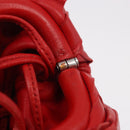 BOTTEGA VENETA INTRECCIATO Shoulder Bag Leather Red Auth 141432-19
