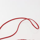 BOTTEGA VENETA INTRECCIATO Shoulder Bag Leather Red Auth 141432-8