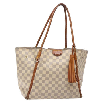 LOUIS VUITTON Damier Azur Propriano Tote Bag N44027 LV Auth 141434