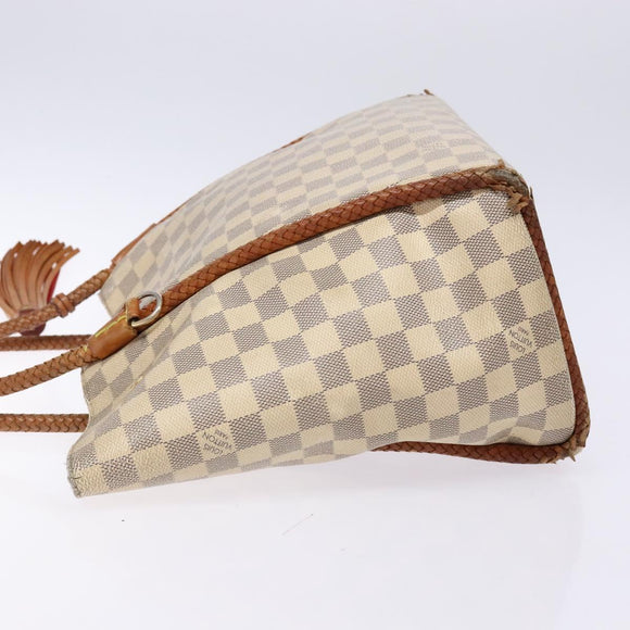 LOUIS VUITTON Damier Azur Propriano Tote Bag N44027 LV Auth 141434
