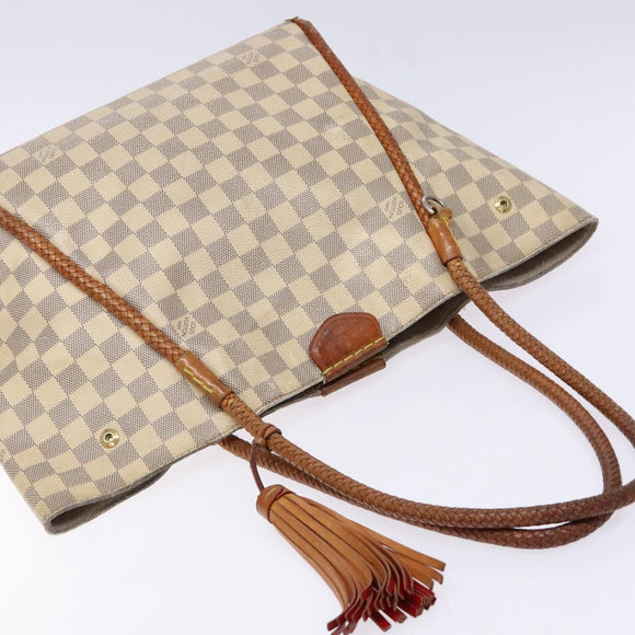 LOUIS VUITTON Damier Azur Propriano Tote Bag N44027 LV Auth 141434