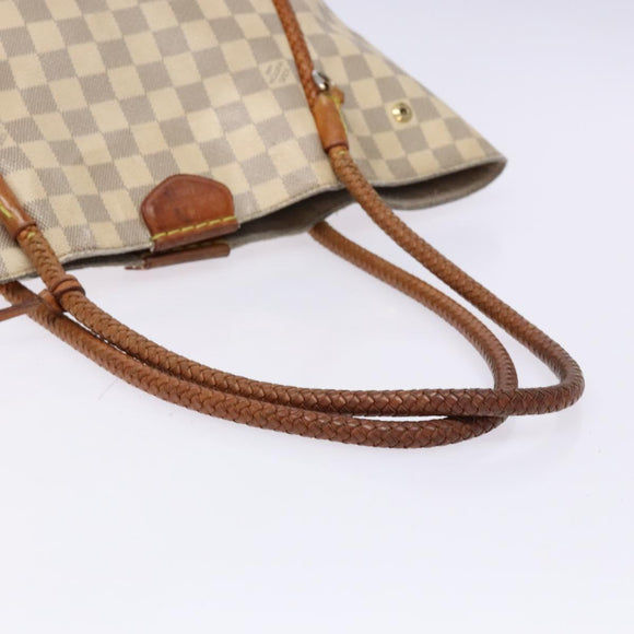 LOUIS VUITTON Damier Azur Propriano Tote Bag N44027 LV Auth 141434