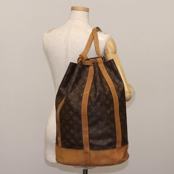 LOUIS VUITTON Monogram Randonnee GM Shoulder Bag M42244 LV Auth 141436