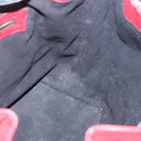 LOUIS VUITTON Epi Petit Noe Shoulder Bag Bicolor Black Red M44017 LV Auth 141440-18