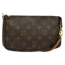 LOUIS VUITTON Monogram Pochette Accessoires Pouch M51980 LV Auth 141442-1