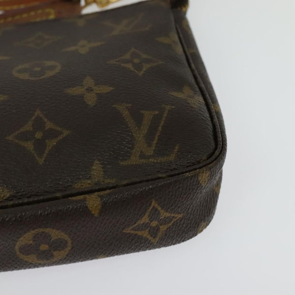 LOUIS VUITTON Monogram Pochette Accessoires Pouch M51980 LV Auth 141442