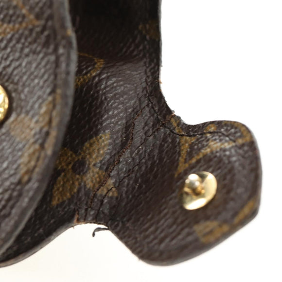 LOUIS VUITTON Monogram Etui Lunette MM Brillenetui M66544 LV Auth 141445