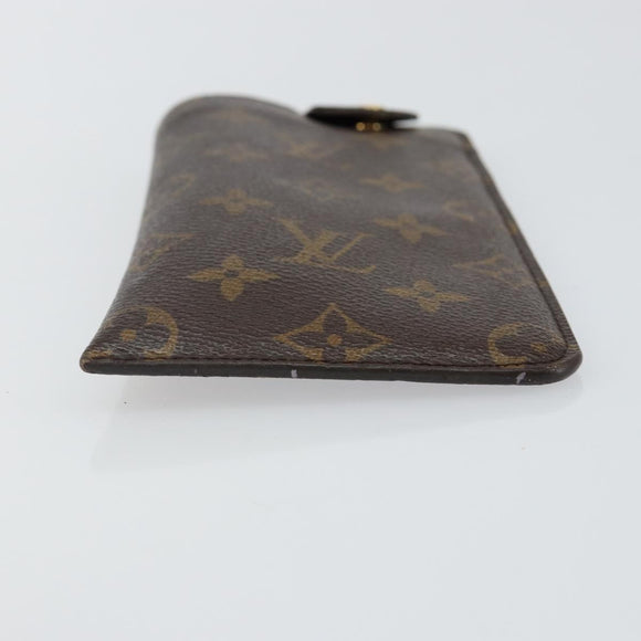 LOUIS VUITTON Monogram Etui Lunette MM Glasses Case M66544 LV Auth 141445
