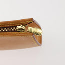 LOUIS VUITTON Nomad Leather Bucket PM Pouch Beige LV Auth 141449-9
