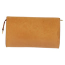 LOUIS VUITTON Nomad Leather Bucket PM Pouch Beige LV Auth 141449-2