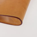 LOUIS VUITTON Nomad Leather Bucket PM Pouch Beige LV Auth 141449-7