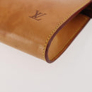 LOUIS VUITTON Nomad Leather Bucket PM Pouch Beige LV Auth 141449-14