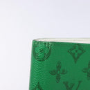 LOUIS VUITTON Monogram Everyday Portefeuille Brazza Green M80801 LV Auth 141451-8