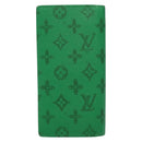 LOUIS VUITTON Monogram Everyday Portefeuille Brazza Green M80801 LV Auth 141451-2