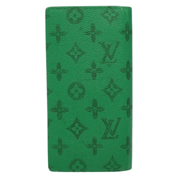 LOUIS VUITTON Monogram Everyday Portefeuille Brazza Green M80801 LV Auth 141451 - 0