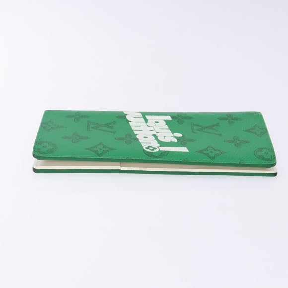 LOUIS VUITTON Monogram Everyday Portefeuille Brazza Green M80801 LV Auth 141451